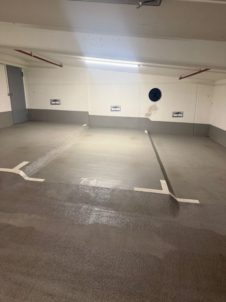 Sonderreinigung Tiefgarage nachher